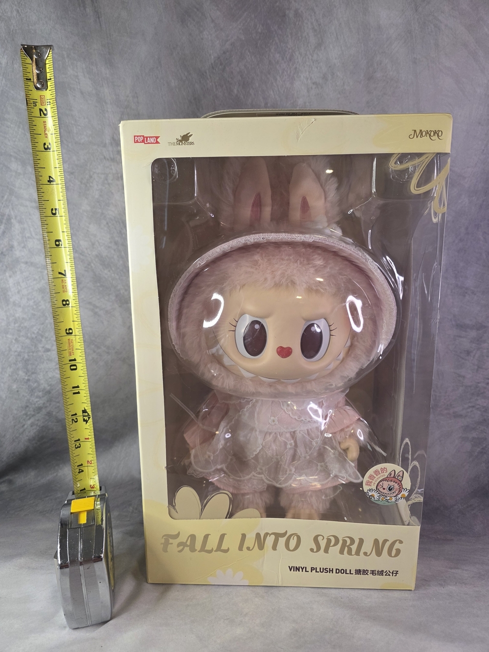 Pop Mart Mokoko Fall Into Spring Large Vinly Plush Doll Box Damage